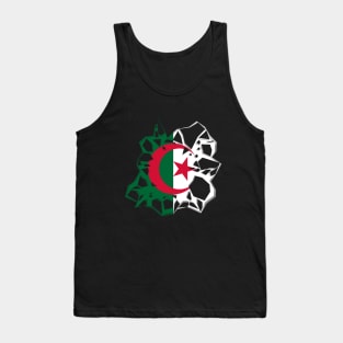 Algeria Distressed patterns Tank Top